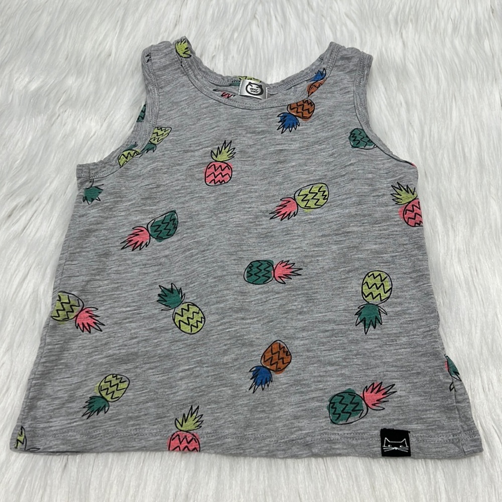 💝 10/$10 💝 DEAR BABY Colorful Pineapples Tank Top Size 12 Months
